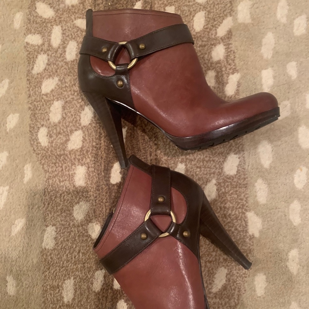 Cole Haan Equestrian Leather Booties